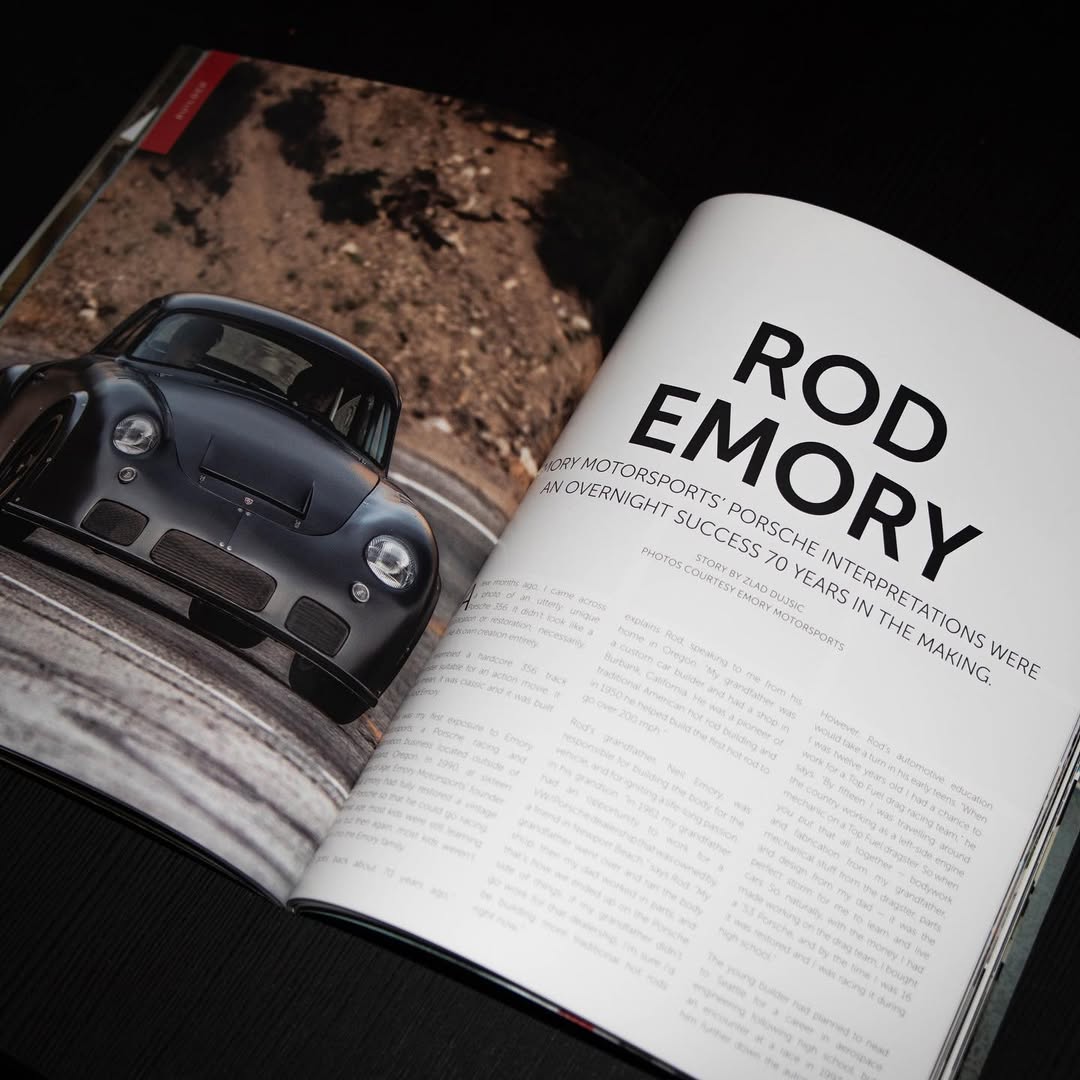 Published Rod Emory article spread