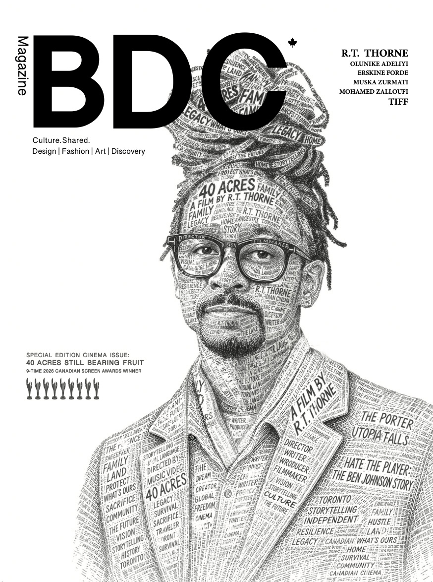BDC Magazine — illustrated portrait cover